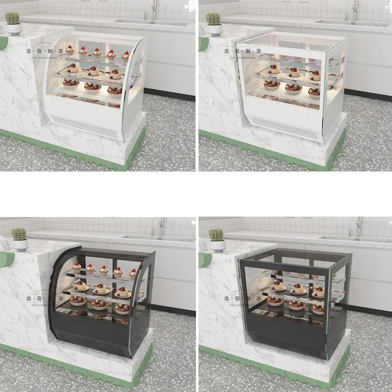 Customized Compact Countertop Straight Cake Case